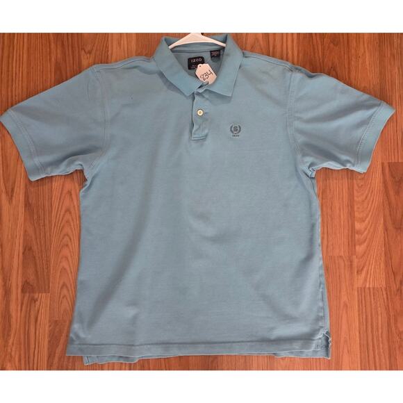 Sky Blue IZOD Polo Shirt - Men's XL - Classic Style - Picture 3 of 5